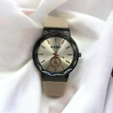 Men's Analog Silicon Strap Watch